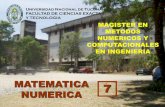 MATEMATICA 7 NUMERICA - Sitios de las cátedras Facultad de Ci
