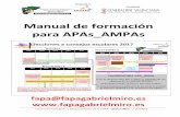 Manual de formación para APAs AMPAs