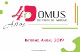 INFORME ANUAL 2018 - Instituto Domus