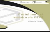 Portal para el registro de CFDI