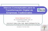 Marcos Conceptuales para la Transformación Digital de ...