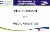 PREPARACION DE MEDICAMENTOS