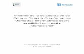 Informe de la colaboración de Europe Direct A Coruña en las