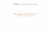 Modelo PBX 416 - Orchid Telecom