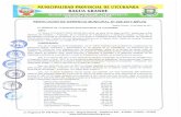 MUNICIPALIDAD PROVINCIAL DE UTCUBAMBA BAGUA GRANDE