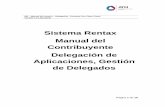 Sistema Rentax Manual del Contribuyente Delegación de ...