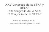 XXV Congreso de la SEAP y DEIAP XX Congreso de la SEC I ...