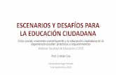 ESCENARIOS Y DESAFÍOS PARA LA EDUCACIÓN CIUDADANA