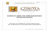 DIRECCIÓN DE PROGRAMAS EDUCATIVOS