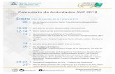 Calendario de Actividades AVC 2018 - AVC - Principal