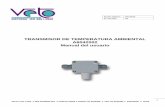 TRANSMISOR DE TEMPERATURA AMBIENTAL A6042002 Manual …