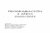 PROGRAMACIÓN 4 AÑOS 2020/2021