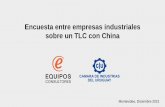 Encuesta entre empresas industriales sobre un TLC con China