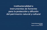 Institucionalidad e instrumentos de fomento para la ...