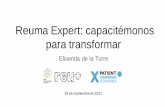 Reuma Expert: capacitémonos para transformar