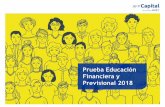 Prueba Educación Financiera y Previsional 2018