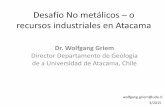 Desafío No metálicos – o recursos industriales en Atacama