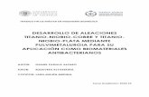 DESARROLLO DE ALEACIONES TITANIO-NIOBIO-COBRE Y …