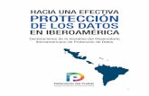 HACIA UNA EFECTIVA PROTECCIÓN DE LOS DATOS