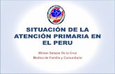SITUACIÓN DE LA ATENCIÓN PRIMARIA EN EL PERU