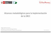 Alcances metodológicos para la implementación de la ERCC