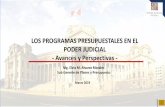 LOS PROGRAMAS PRESUPUESTALES EN EL PODER JUDICIAL ...