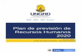 Plan de previsión de Recursos Humanos 2020