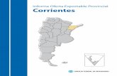 Informe Oferta Exportable Provincial Corrientes