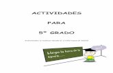 ACTIVIDADES PARA 5º GRADO - ISPN
