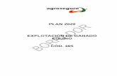 PLAN 2020 EXPLOTACIÓN DE GANADO EQUINO CÓD. 405