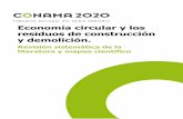 Economía circular y los residuos de construcción y demolición.