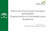 Marco de Financiación Europea 2014/2020: Programacióny ...