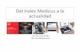 Del Index Medicus a la actualidad