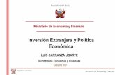 Inversión Extranjera y Política Económica