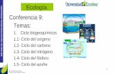 Ecología. Conferencia 9: Temas