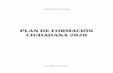 PLAN DE FORMACIÓN CIUDADANA 2020