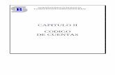CAPITULO II CODIGO DE CUENTAS - sudeban.gob.ve