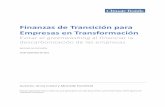 Finanzas de Transición para Empresas en Transformación
