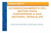 ACONDICIONAMIENTO DEL MOTOR PARA CONVERSION A GAS …