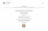 Proyecto Educativo Institucional Escuela España