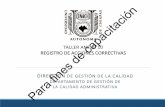 TALLER ANEXO 10 REGISTRO DE ACCIONES CORRECTIVAS