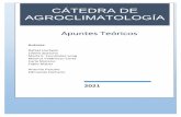 CÁTEDRA DE AGROCLIMATOLOGÍA