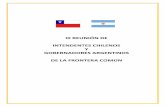 III REUNIÓN DE INTENDENTES CHILENOS Y GOBERNADORES ...