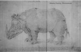 RHINOCERON Alberto Durero: Rinoceronte