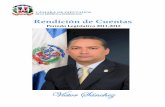 DE LA REPÚBLICA DOMINICANA Rendición de Cuentas
