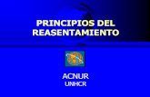 PRINCIPIOS DEL REASENTAMIENTO ACNUR UNHCR