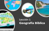 Lección 1 Geografía Bíblica
