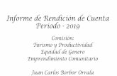 Informe de Rendición de Cuenta Periodo - 2019