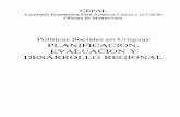 Políticas Sociales en Uruguay PLANIFICACION, EVALUACION Y ...