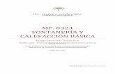 MP. 0324 FONTANERÍA Y CALEFACCIÓN BÁSICA